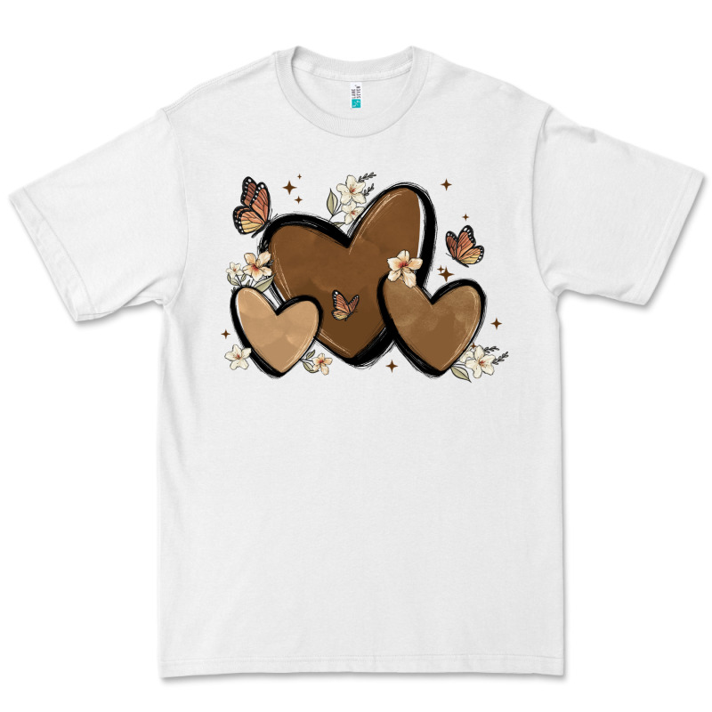 Melanin Hearts Premium Tee by MaliasSmallBusiness | Teevron