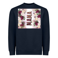 Navy mother’s day mama flowers tumbler tbs Heavyweight Sweatshirt - TumblerDesignByShophia