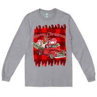 Heather Grey Merry Christmas Y'all Truck Long Sleeve Tee - Bettercallsaul