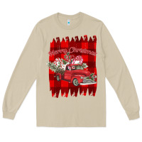Mushroom Merry Christmas Y'all Truck Long Sleeve Tee - Bettercallsaul