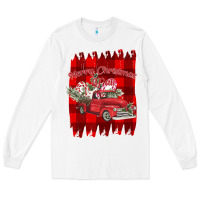 White Merry Christmas Y'all Truck Long Sleeve Tee - Bettercallsaul