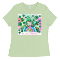 Matcha st patrick's gnome Ladies Tee - MaliasSmallBusiness