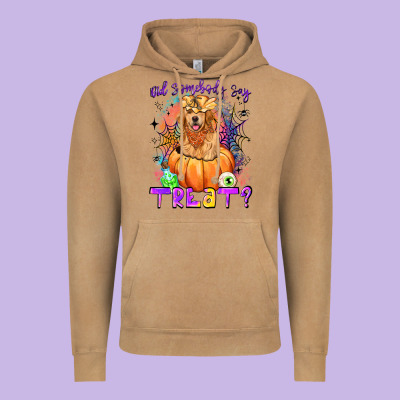 Did Somebody Say Treat Vintage Hoodie Designed By Lillyallendesigns