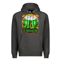 Charcoal Heather St. Patrick's Day beer Premium Hoodie - OliviaCreatesArt