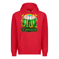 Red St. Patrick's Day beer Premium Hoodie - OliviaCreatesArt