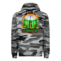 Slate Camo St. Patrick's Day beer Premium Hoodie - OliviaCreatesArt