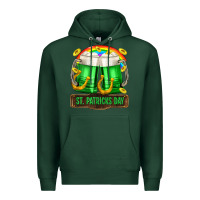 Sports Green St. Patrick's Day beer Premium Hoodie - OliviaCreatesArt