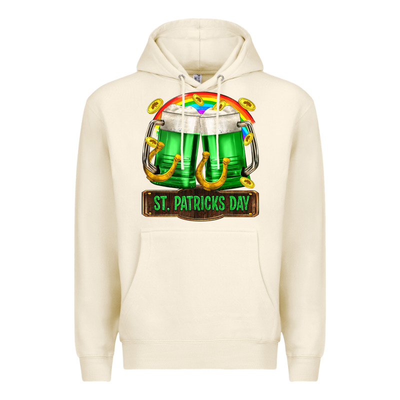 St. Patrick's Day Beer Premium Hoodie by OliviaCreatesArt | Teevron