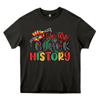 Asphalt we are black history Heavy Core Tee - MaliasSmallBusiness