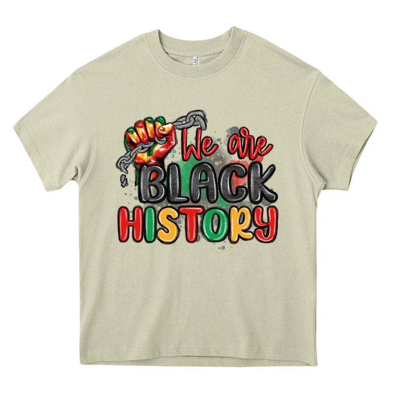 We Are Black History Heavy Core Tee by MaliasSmallBusiness | Teevron