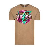 Vintage Coffee mama life and thunderbolt Vintage Tee - JahusDesignShop