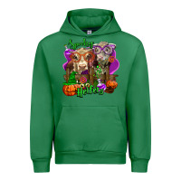 Emerald spooky halloween cows Urban Hoodie - LillyAllenDesigns
