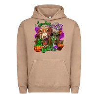 Pigment Burro spooky halloween cows Urban Hoodie - LillyAllenDesigns