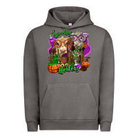 Pigment Tornado spooky halloween cows Urban Hoodie - LillyAllenDesigns