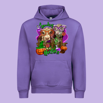 Spooky Halloween Cows Urban Hoodie Designed By Lillyallendesigns