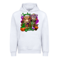 White spooky halloween cows Urban Hoodie - LillyAllenDesigns