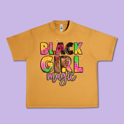Black Girl Magic Urban Heavy Tee Designed By Artiststas