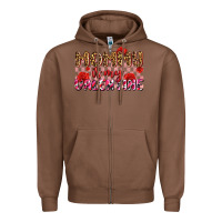 Chestnut mommy is my valentine olıvıa Zipper Hoodie - OliviaCreatesArt