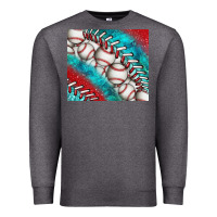 Charcoal Heather baseball and gemstone tumbler Premium Sweatshirt - BundleAndBundleShop