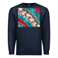 Navy baseball and gemstone tumbler Premium Sweatshirt - BundleAndBundleShop