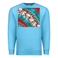 Ocean Blue baseball and gemstone tumbler Premium Sweatshirt - BundleAndBundleShop