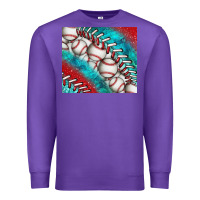 Purple baseball and gemstone tumbler Premium Sweatshirt - BundleAndBundleShop