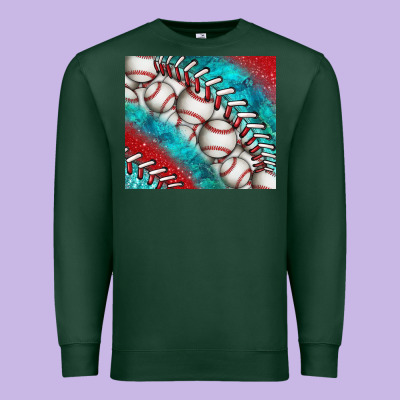 Baseball And Gemstone Tumbler Premium Sweatshirt Designed By Bundleandbundleshop