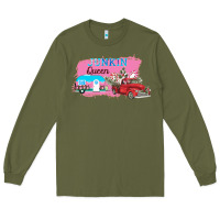 Army Green Queen Junker Long Sleeve Tee - Bettercallsaul
