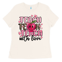 Bone teach teach teach with love Ladies Tee - MaliasSmallBusiness