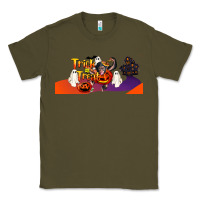 Army Green Trick Or Treat Baby Chimpanzee Classic Tee - LillyAllenDesigns