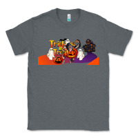Charcoal Heather Trick Or Treat Baby Chimpanzee Classic Tee - LillyAllenDesigns