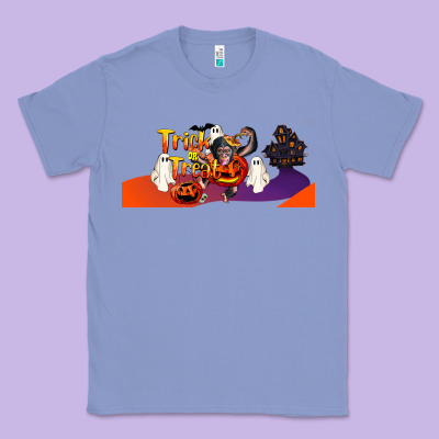 Trick Or Treat Baby Chimpanzee Classic Tee Designed By Lillyallendesigns