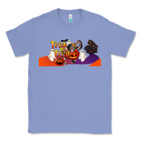 Colony Blue Trick Or Treat Baby Chimpanzee Classic Tee - LillyAllenDesigns