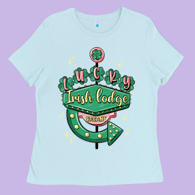Irish Lodge Vacant Ladies Tee Designed By Maliassmallbusiness