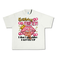 Pistachio birthday queen i dont get older i level up Urban Heavy Tee - Artiststas