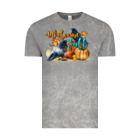 Cloud Rock Welcome Fall With Crow Vintage Tee - LillyAllenDesigns