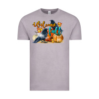 Vintage Zinc Welcome Fall With Crow Vintage Tee - LillyAllenDesigns