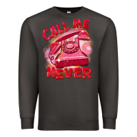 Smoke call me never Premium Sweatshirt - FaDigitalArtStudio