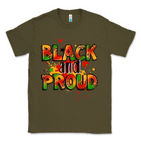 Army Green black and proud Classic Tee - LillyAllenDesigns