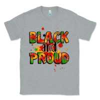 Heather Grey black and proud Classic Tee - LillyAllenDesigns