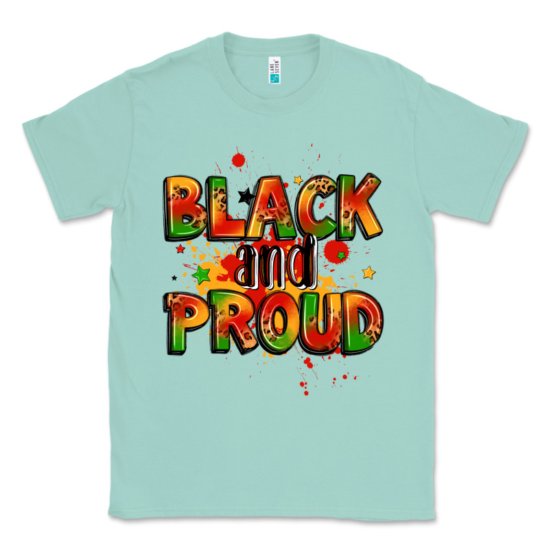 Black And Proud Classic Tee by LillyAllenDesigns | Teevron