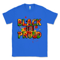 True Royal black and proud Classic Tee - LillyAllenDesigns
