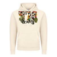 Vintage Artic texas state cowhide serape cactus Vintage Hoodie - RanaPortraitStore