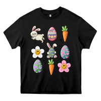 Black easter doodles Heavy Core Tee - MaliasSmallBusiness