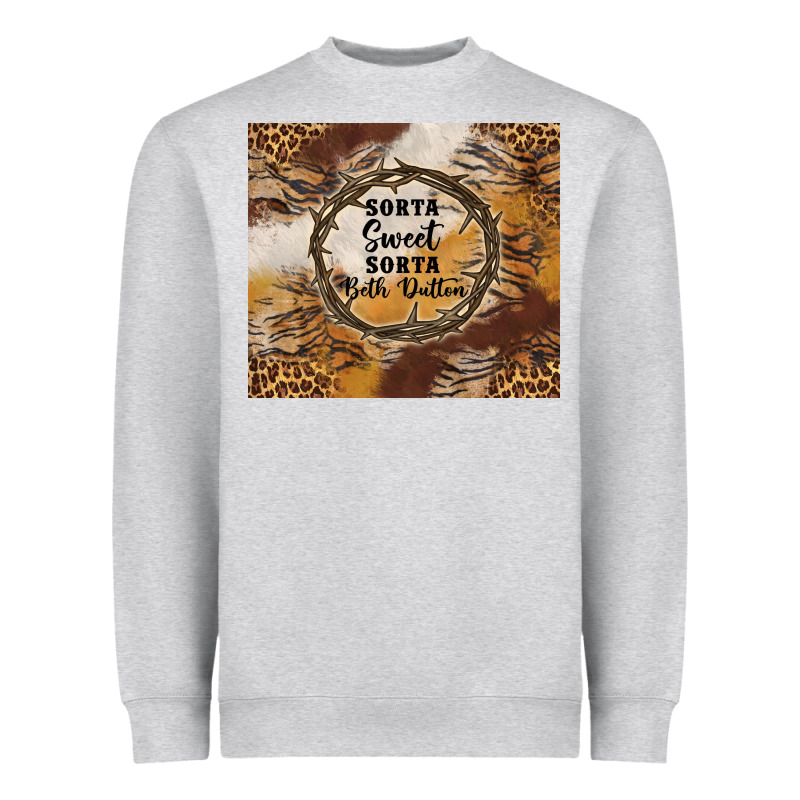 Western Sorta Sweet Sorta Beth Dutton Tumbler Tbs Heavyweight Sweatshirt by TumblerDesignByShophia | Teevron