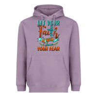 Lavender Let Your Faith Be Bigger Than Your Fear Heavyweight Hoodie - BundleAndBundleShop