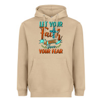 Mushroom Let Your Faith Be Bigger Than Your Fear Heavyweight Hoodie - BundleAndBundleShop