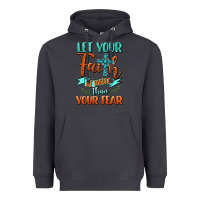 Smoke Let Your Faith Be Bigger Than Your Fear Heavyweight Hoodie - BundleAndBundleShop
