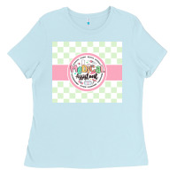 Baby Blue medical assistant nurse Ladies Tee - MaliasSmallBusiness