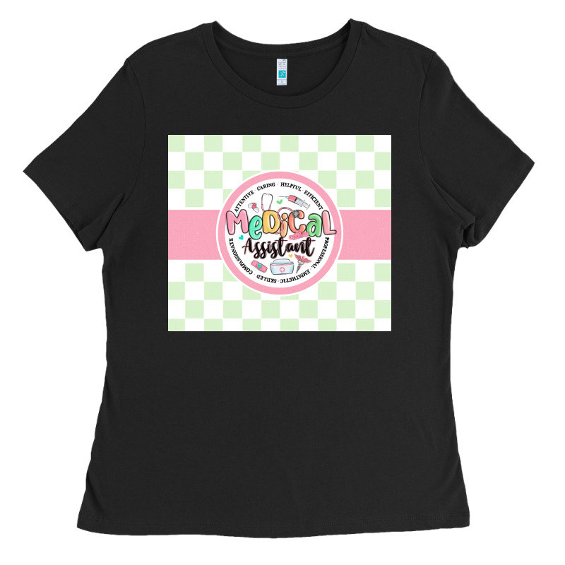 Medical Assistant Nurse Ladies Tee by MaliasSmallBusiness | Teevron